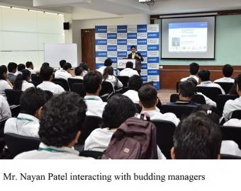 Guest Lecture By Mr.Nayan Patel,Director Packam Controls Pvt Ltd.