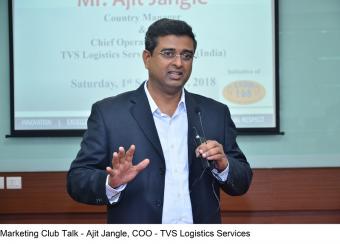 Guest Lecture Mr.Ajit Jangle organized by ESDM168  - AIMSR Marketing Club