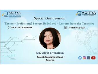 Guest session on Professional Success Redefined