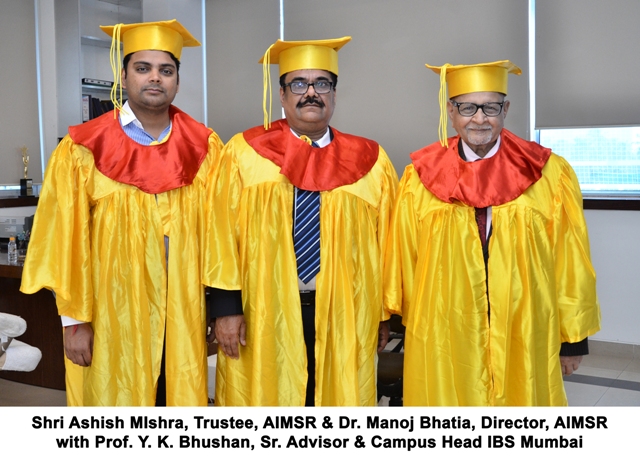  Convocation Ceremony for MMS & PGDM Batch 2013 - 2015