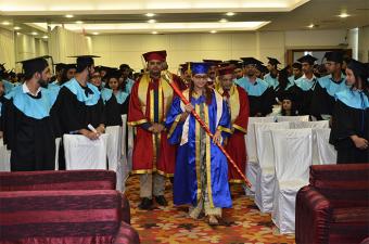  The Faculty Convocation March of the PGDM & MMS batch led by Ms. Seema Kedia, Administrative Officer